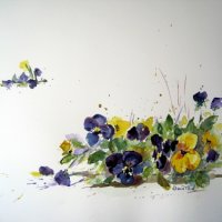Stiefmütterchen 56/76 cm