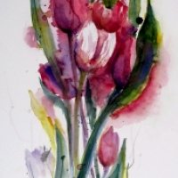 Tulpenkompositionen II 28/76 cm
