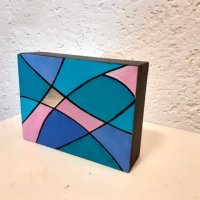 Acryl auf Vollholz 14x18x5 cm