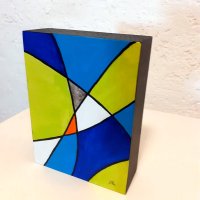 Acryl auf Vollholz 14x18x5 cm